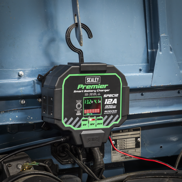Sealey SPBC12 ⏐ Premier Fully Automatic Battery Charger & Maintainer 12A