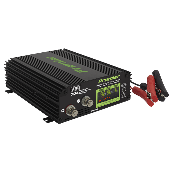 Sealey SPBC30 ⏐ Premier Battery Support Unit Charger & Maintainer 30A