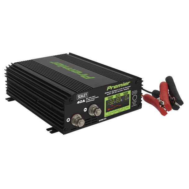 Sealey SPBC40 ⏐ Premier Battery Support Unit Charger & Maintainer 40A