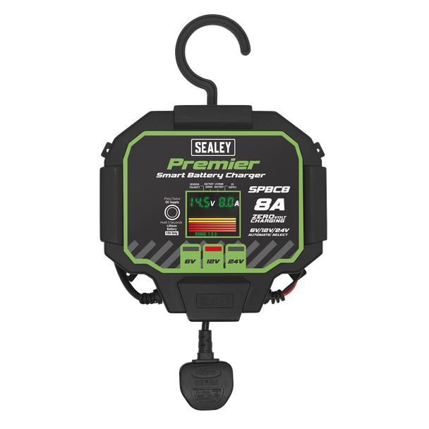 Sealey SPBC8 ⏐ Premier Fully Automatic Battery Charger & Maintainer 8A