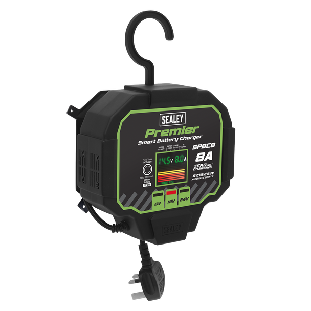 Sealey SPBC8 ⏐ Premier Fully Automatic Battery Charger & Maintainer 8A