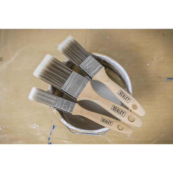 Sealey SPBS5W ⏐ Wooden Handle Paint Brush Set 5pc