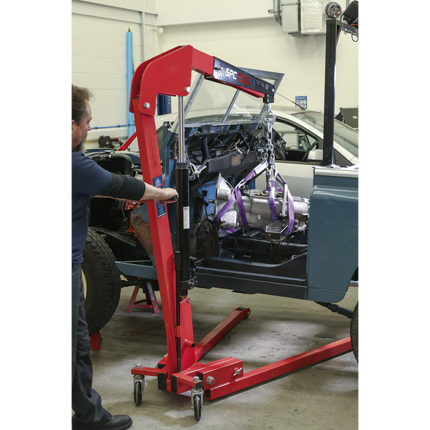 Sealey SPC1000 ⏐ Folding Engine Crane 1 Tonne