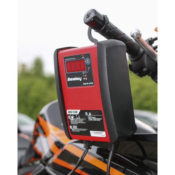 Sealey SPI10S ⏐ 12V Intelligent Speed Charge Battery Charger/Maintainer 10A