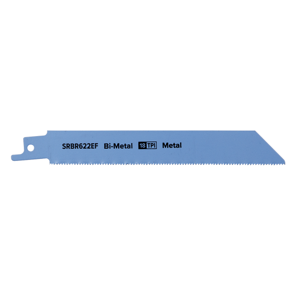 Sealey SRBR622EF ⏐ Reciprocating Saw Blade for Metal 150mm 18tpi - Pack of 5
