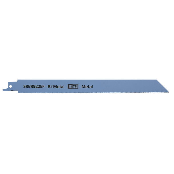 Sealey SRBR922EF ⏐ Reciprocating Saw Blade for Metal 230mm 18tpi - Pack of 5