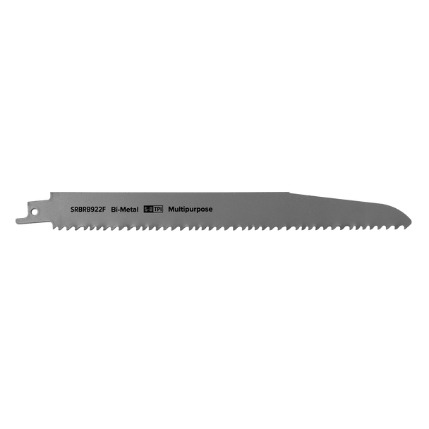 Sealey SRBRB922F ⏐ Multipurpose Reciprocating Saw Blade 230mm 5-8tpi - Pack of 5