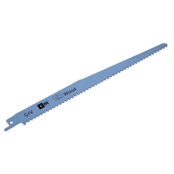 Sealey SRBS911D ⏐ Reciprocating Saw Blade for Clean Wood 230mm 6tpi - Pack of 5