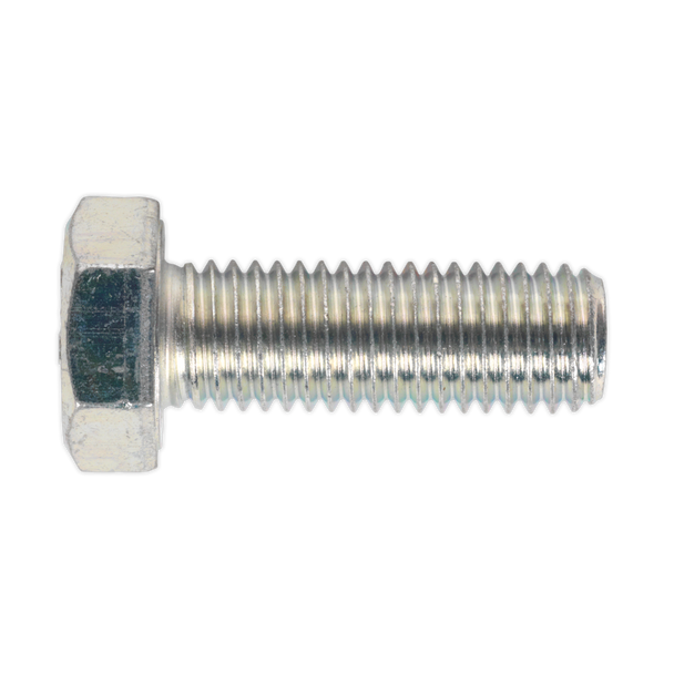 Sealey SS1440 ⏐ 8.8 Zinc Plated HT Setscrew M14 x 40mm, DIN 933 - Pack of 10