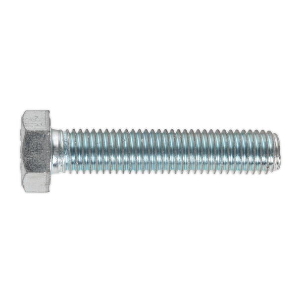 Sealey SS1470 ⏐ 8.8 Zinc Plated HT Setscrew M14 x 70mm, DIN 933 - Pack of 10