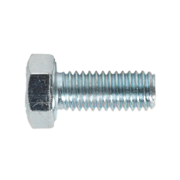 Sealey SS512 ⏐ 8.8 Zinc Plated HT Setscrew M5 x 12mm, DIN 933 - Pack of 50