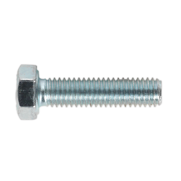 Sealey SS520 ⏐ 8.8 Zinc Plated HT Setscrew M5 x 20mm, DIN 933 - Pack of 50