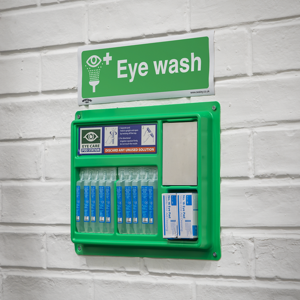 Sealey SS58V1 ⏐ Worksafe® Eye Wash Safety Sign - Self-Adhesive Vinyl
