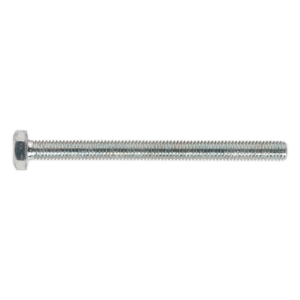 Sealey SS675 ⏐ 8.8 Zinc Plated HT Setscrew M6 x 75mm, DIN 933 - Pack of 50