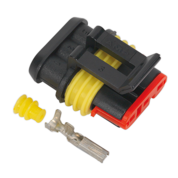 Sealey SSC3F ⏐ 3-Way Superseal Female Connector - Pack of 5