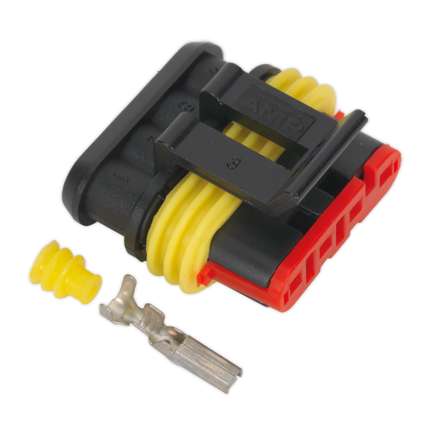 Sealey SSC4F ⏐ 4-Way Superseal Female Connector - Pack of 3