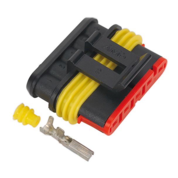 Sealey SSC5F ⏐ 5-Way Superseal Female Connector - Pack of 3