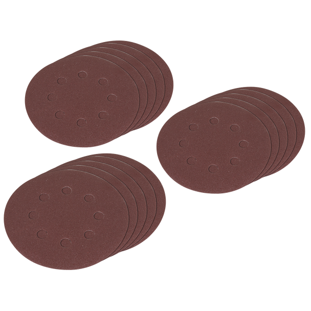 Sealey SSDS02 ⏐ Hook-and-Loop Sanding Disc Set 125mm 10pc