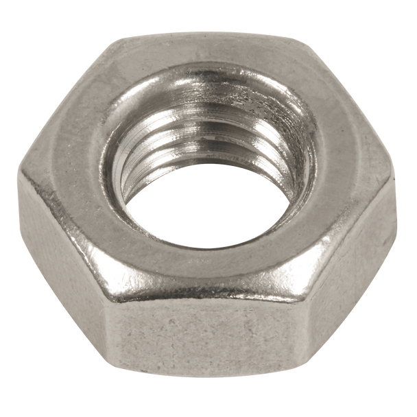 Sealey SSN10 ⏐ Stainless Steel Nut M10 A2, DIN 934 - Pack of 50