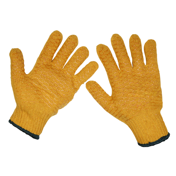Sealey SSP33/12 ⏐ Worksafe® Anti-Slip Handling Gloves, X-Large - Pack of 12 Pairs