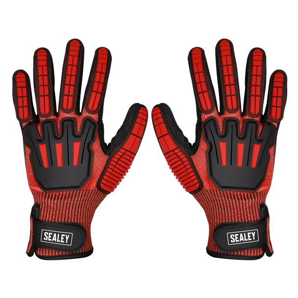 Sealey SSP38XL ⏐ Cut & Impact Resistant Gloves, X-Large - Pair