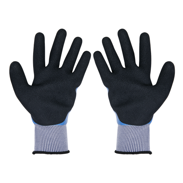 Sealey SSP49L ⏐ Worksafe® Waterproof Latex Gloves, Large - Pair