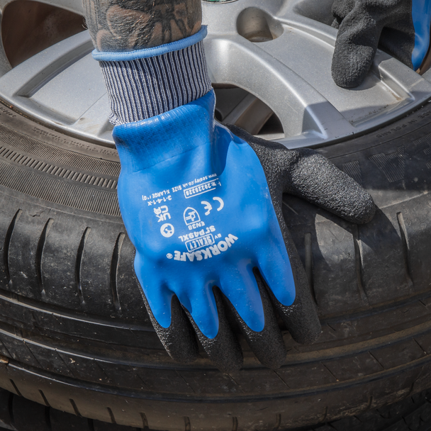 Sealey SSP49XL ⏐ Worksafe® Waterproof Latex Gloves, X-Large - Pair