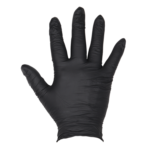 Sealey SSP60L ⏐ Extra-Thick Powder-Free Disposable Nitrile Gloves, Large - Pack of 100