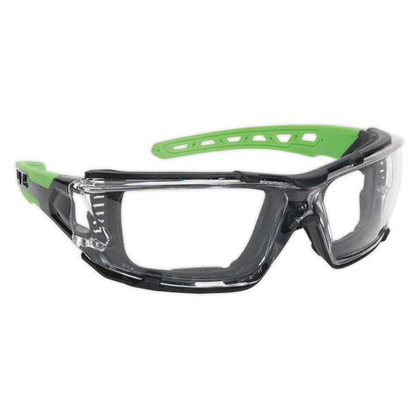 Sealey SSP68 ⏐ Worksafe® Safety Spectacles with EVA Padding - Clear Lens