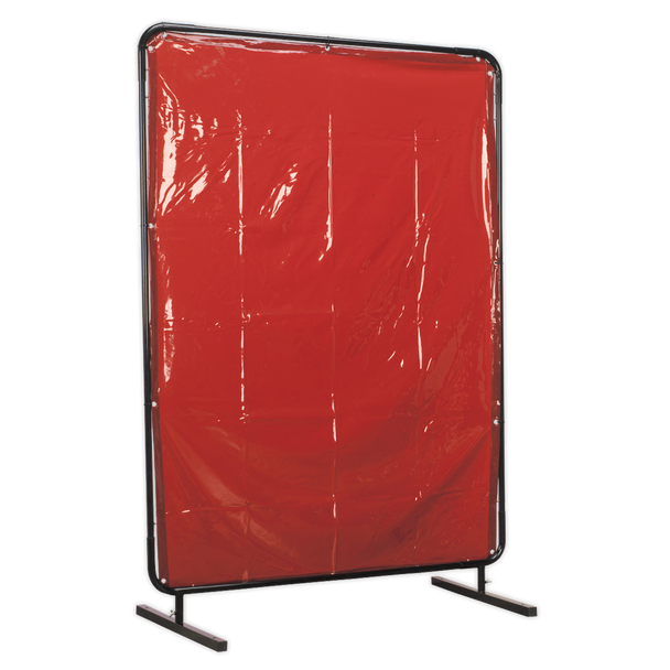 Sealey SSP99 ⏐ Workshop Welding Curtain & Frame 1.3 x 1.75m - EN ISO 25980:2014