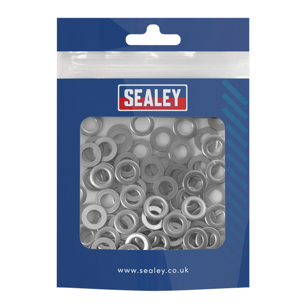 Sealey SSW6 ⏐ Flat Washer Stainless Steel M6, DIN 125 - Pack of 100