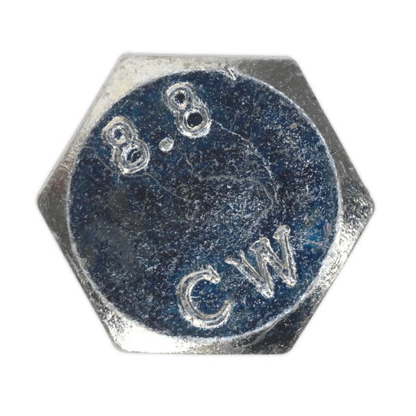 Sealey SS1060 ⏐ 8.8 Zinc Plated HT Setscrew M10 x 60mm, DIN 933 - Pack of 25