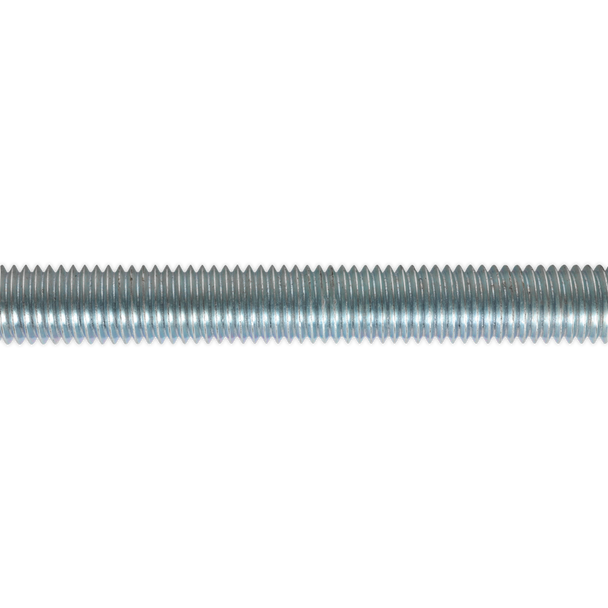 Sealey STUD12 ⏐ Zinc Plated Threaded Rod M12 x 1m - Pack of 5
