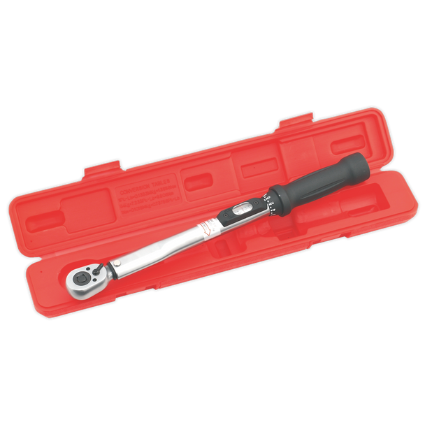 Sealey STW200 ⏐ Premier Calibrated Locking Micrometer Style Torque Wrench 3/8"Sq Drive10-110Nm