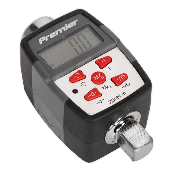 Sealey STW291 ⏐ Premier Digital Torque Adaptor with Angle Function 1/2"Sq Drive 20-200Nm