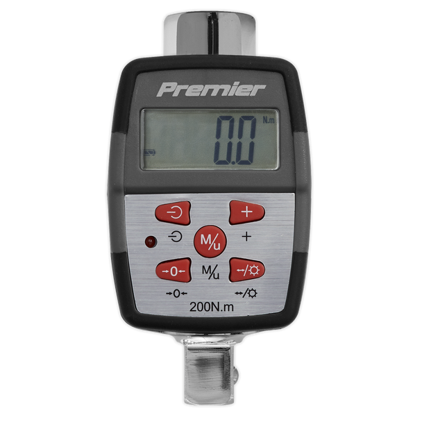Sealey STW291 ⏐ Premier Digital Torque Adaptor with Angle Function 1/2"Sq Drive 20-200Nm