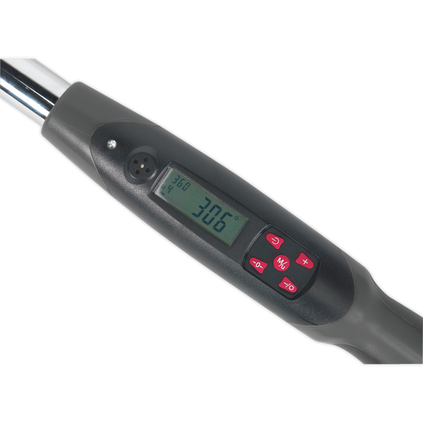 Sealey STW306 ⏐ Premier Digital Torque Wrench with Angle Function 1/2"Sq Drive 20-200Nm