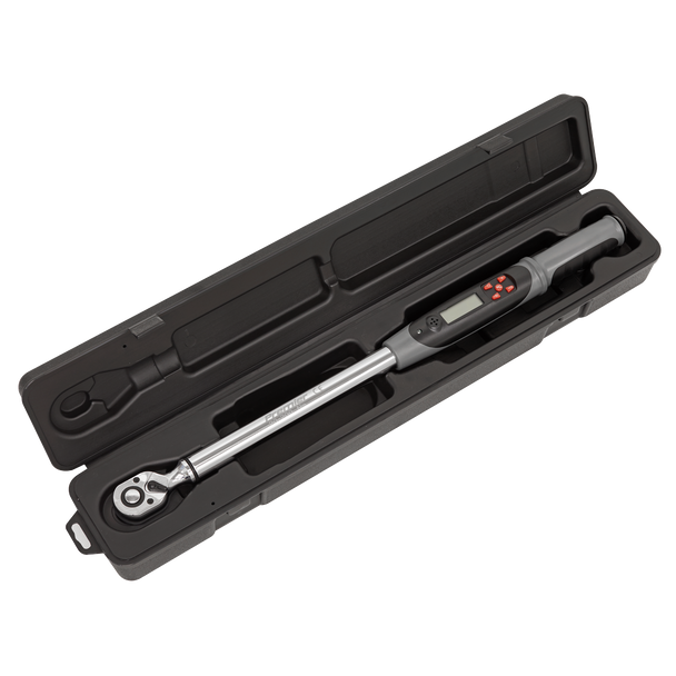 Sealey STW306 ⏐ Premier Digital Torque Wrench with Angle Function 1/2"Sq Drive 20-200Nm