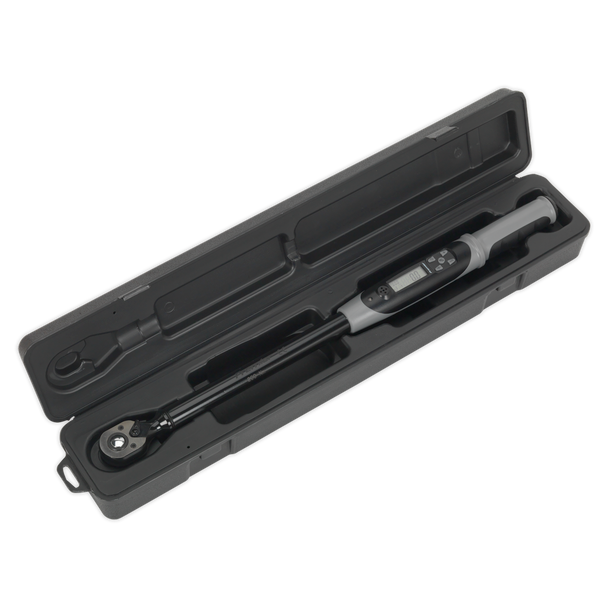 Sealey STW306B ⏐ Premier Black Digital Torque Wrench with Angle Function 1/2"Sq Drive 20-200Nm