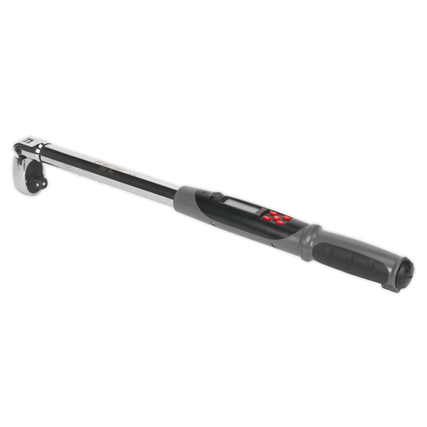 Sealey STW309 ⏐ Premier Flexi-Head Digital Torque Wrench with Angle Function 1/2"Sq Drive 20-200Nm