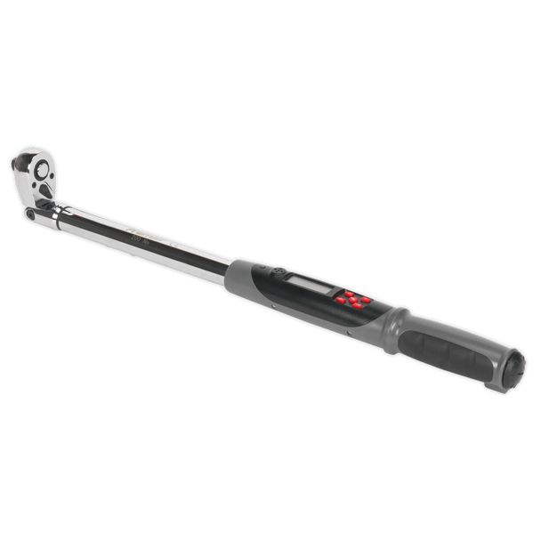 Sealey STW309 ⏐ Premier Flexi-Head Digital Torque Wrench with Angle Function 1/2"Sq Drive 20-200Nm