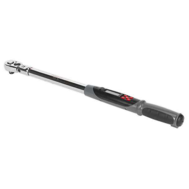 Sealey STW309 ⏐ Premier Flexi-Head Digital Torque Wrench with Angle Function 1/2"Sq Drive 20-200Nm