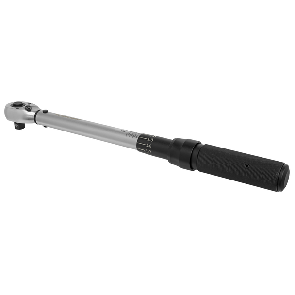 Sealey STW400 ⏐ Premier Micrometer Torque Wrench 1/2"Sq Drive 40-210Nm