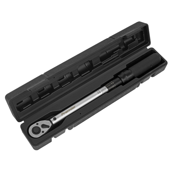 Sealey STW400 ⏐ Premier Micrometer Torque Wrench 1/2"Sq Drive 40-210Nm