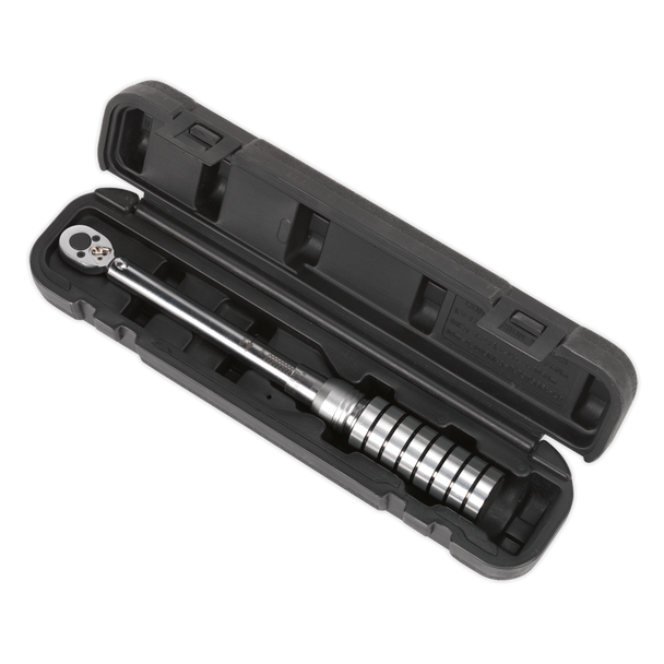 Sealey STW701 ⏐ Premier Calibrated Micrometer Style Torque Wrench 1/4"Sq Drive 4-20Nm