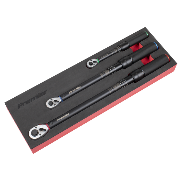 Sealey STW900SETB ⏐ Torque Wrench Micrometer 3pc Set – Premier Black