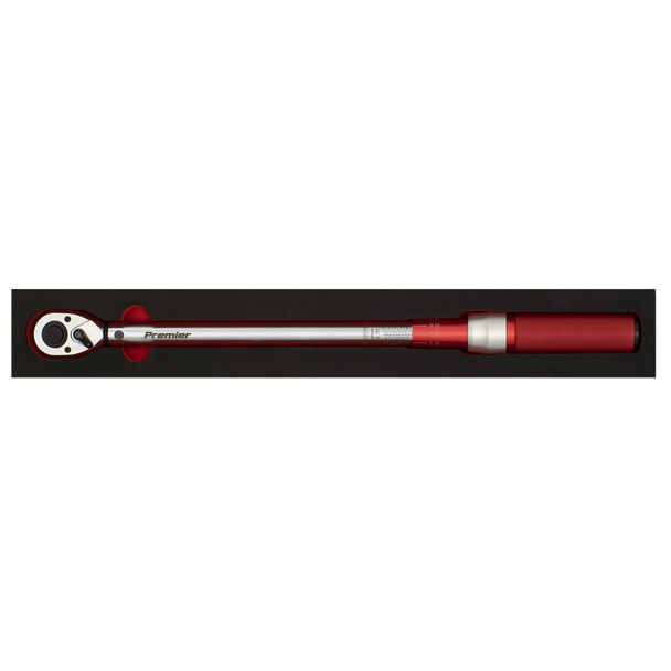 Sealey STW904 ⏐ Premier Calibrated Micrometer Torque Wrench 1/2"Sq Drive 40-220Nm