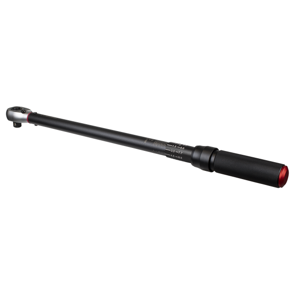 Sealey STW905B ⏐ Torque Wrench Micrometer 1/2"Sq Drive Calibrated 60-330Nm - Premier Black