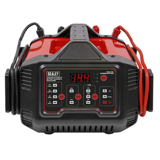 Sealey SUPERBOOST150D ⏐ 6/12V Automatic Battery Charger & Maintainer 150A Starter/15A