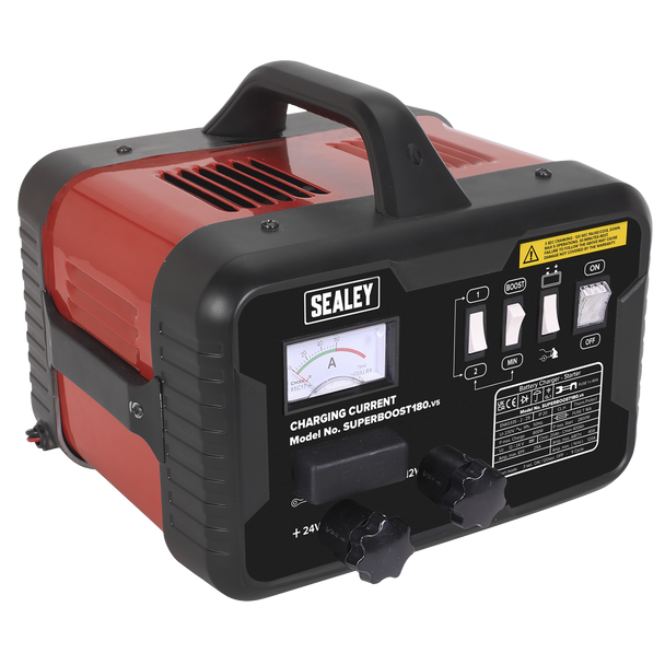Sealey SUPERBOOST180 ⏐ 12/24V Starter/Charger 180/40A 230V